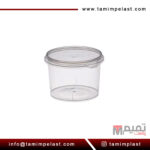 سطل یکبار مصرف مایکروویوی 610 شفاف طب پلاستیک